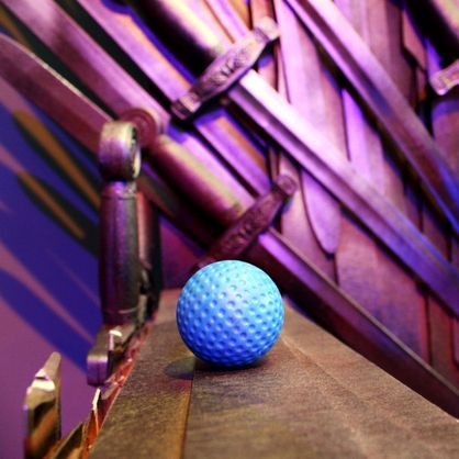 Professional Minigolf ball for entertainment centers